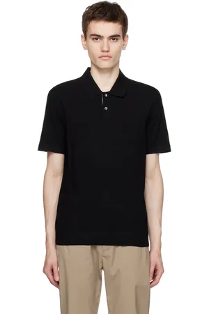 THEORY Black Goris Polo