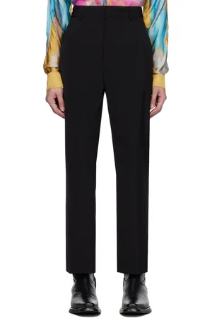Acne Studios Black Four-Pocket Trousers