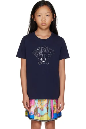 Versace Kids Galaxy-Print Silk Shirt
