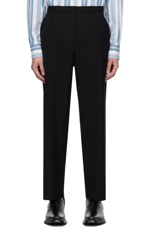 Acne Studios Black Four-Pocket Trousers