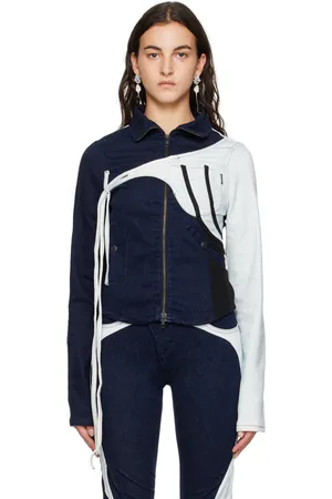 OTTOLINGER Blue Paneled Denim Jacket
