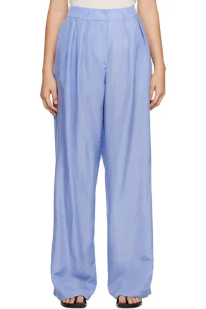 The Frankie Shop Blue Tansy Trousers
