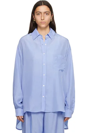 The Frankie Shop Blue Georgia Shirt
