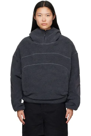Entire Studios Gray Fluffy Hoodie