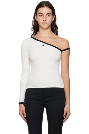 Courrèges White Asymmetric T-Shirt