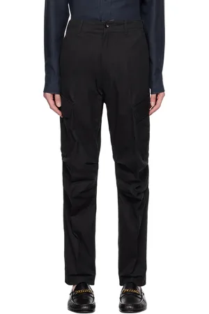 Tom Ford Black Cuffed Cargo Pants
