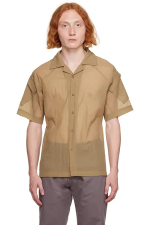 Olly Shinder Beige Flap Pocket Shirt