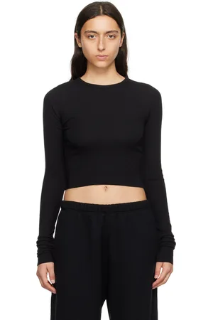 ÉTERNE Cropped Long Sleeve T-Shirt