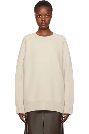Lanvin Beige Cape Sweater