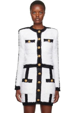 Balmain White Two-Pocket Jacket