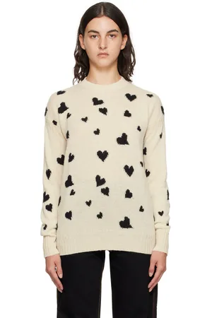 Marni Off-White Heart Sweater