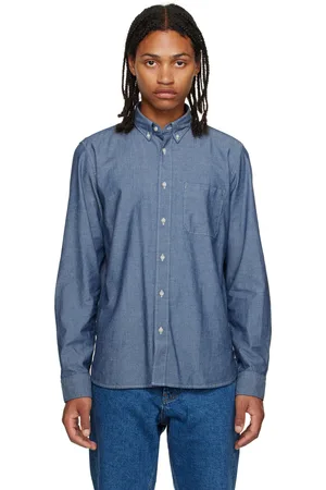 HUGO BOSS Blue Pocket Long Sleeve Shirt