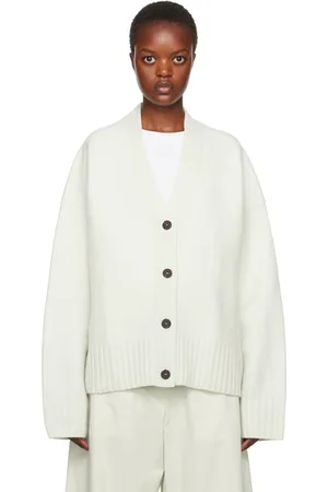 STUDIO NICHOLSON Off-White Sake Cardigan