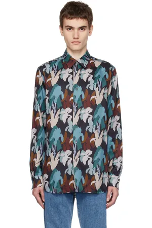Paul Smith Blue Printed Shirt