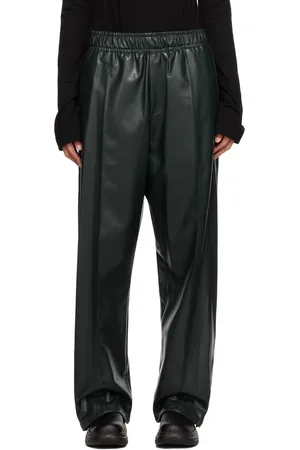 WOOYOUNGMI Green Vented Lounge Pants
