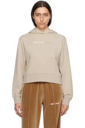 Palm Angels Beige Sunset Hoodie