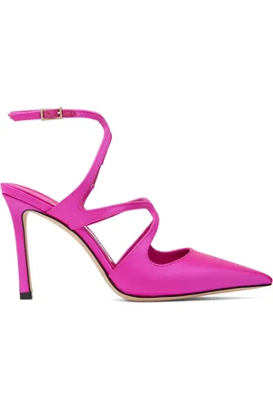 Jimmy Choo Pink Azia 95 Pumps