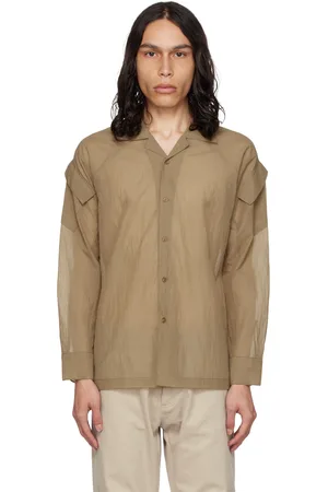 Olly Shinder Beige Sheer Shirt