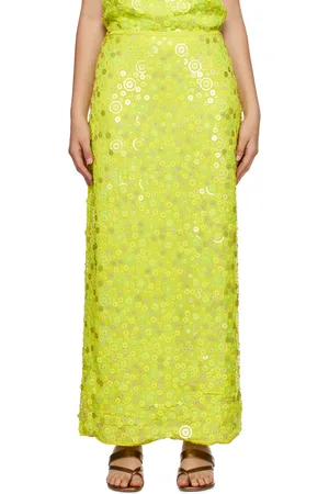 Saks Potts Green Lynn Maxi Skirt