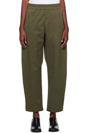 STUDIO NICHOLSON Green Toba Trousers