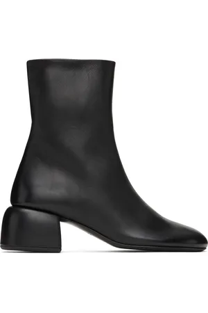 MARSÈLL Black Zip-Up Boots