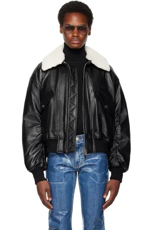 SYSTEM Zip Faux-Leather Jacket