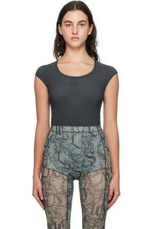 KNWLS Gray Lily Bodysuit