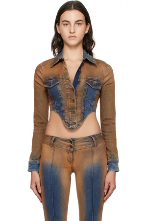 KNWLS Brown Harley Denim Jacket