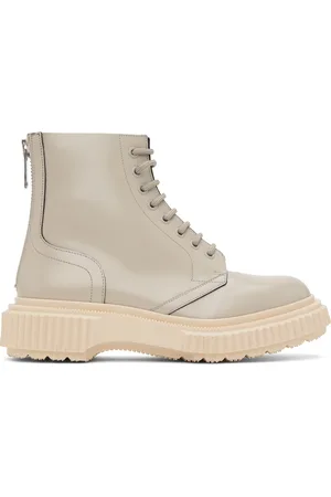 ADIEU PARIS Gray UNDERCOVER Edition Type 196 Lace-Up Boots