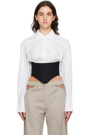DION LEE White Internal Shirt