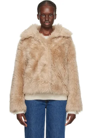 YVES SALOMON Beige Buttoned Jacket