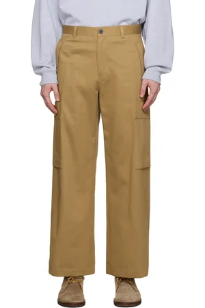 Solid Tan Side Pocket Cargo Pants