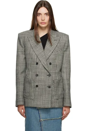Tom Ford Gray Double-Breasted Blazer
