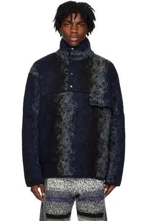 Vitelli Navy Striped Turtleneck