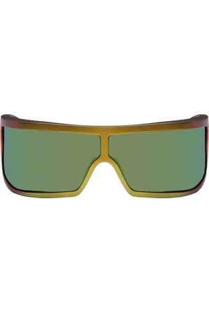Retrosuperfuture Orange & Green Bones Sunglasses