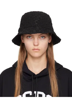 GCDS Black Monogram Hat