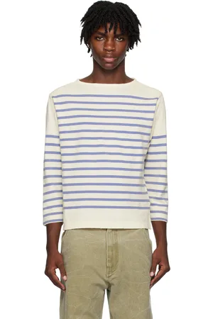 Acne Studios Off-White Intarsia Long Sleeve T-Shirt