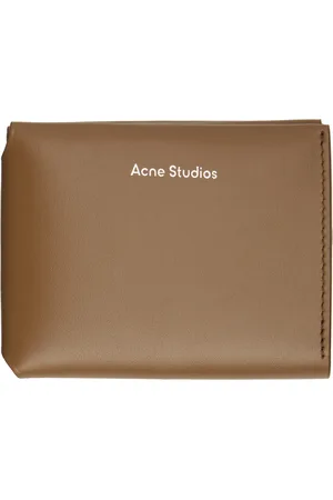 Acne Studios Brown Folded Wallet