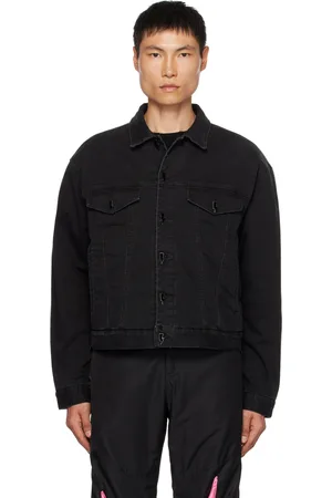 Members OF The Rage Black Padded Denim Jacket