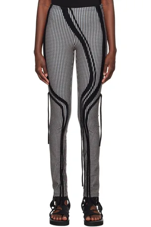 OTTOLINGER Green & Pink Strappy Leggings