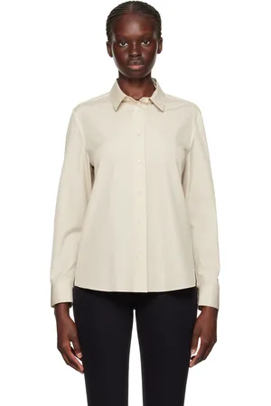 The Row Beige Sadie Shirt