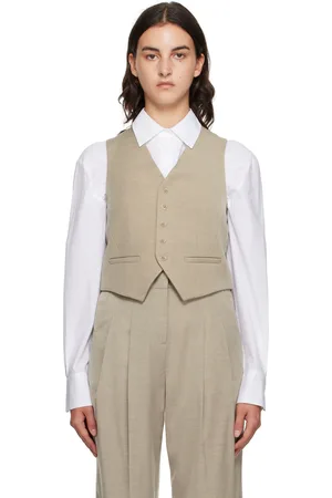 The Frankie Shop Taupe Gelso Vest