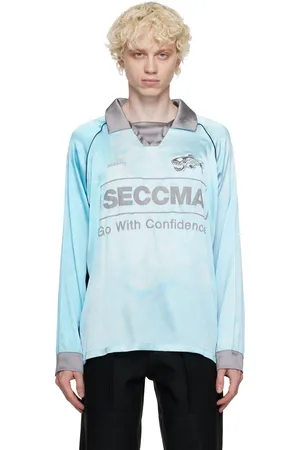 Serapis SSENSE Exclusive Blue Polo
