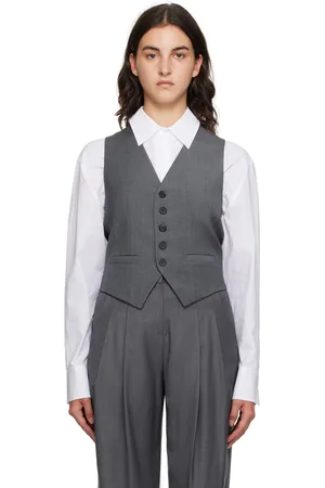 The Frankie Shop Gray Gelso Vest