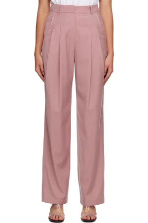 The Frankie Shop Pink Gelso Trousers