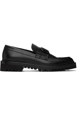 VALENTINO GARAVANI Black VLogo Loafers