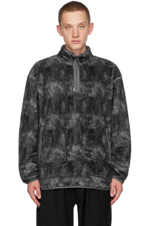 WHITE MOUNTAINEERING Blue Half-Zip Sweater