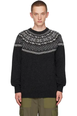 WHITE MOUNTAINEERING Gray Crewneck Sweater