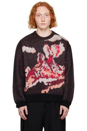 WOOYOUNGMI Black Volcano Sweater
