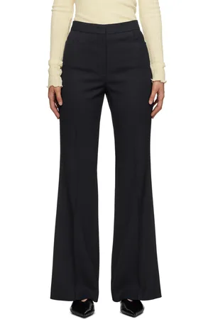 Recto Navy Flared Trousers